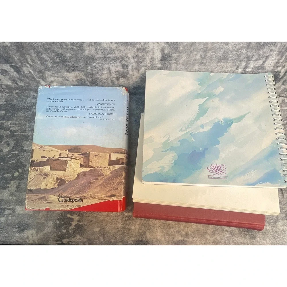 Christian Book Bundle Eerdmans Handbook Bible Charles Swindoll Prayer Journal
